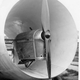 The engine at the front of the tubular fuselage of the Stipa-Caproni (Author unknown)